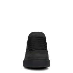Zwarte Nubuck Sneakers Met Zwarte Zool^Sacha Shop