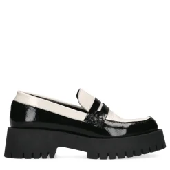 Zwarte Plateau Loafers Met Witte Details^Sacha Flash Sale