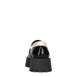 Zwarte Plateau Loafers Met Witte Details^Sacha Flash Sale