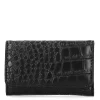Zwarte Portemonnee Met Crocoprint^Sacha Sale