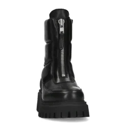 Zwarte Puffer Biker Boots^Sacha Best Sale