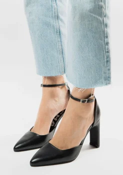 Zwarte Pumps Met Enkelbandje^Sacha Cheap