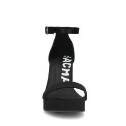 Zwarte Sandalen Met Plateau Hak^Sacha Clearance