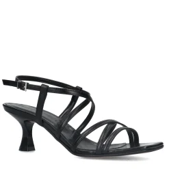 Zwarte Sandalen Met Trechterhak^Sacha Online