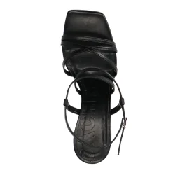 Zwarte Sandalen Met Trechterhak^Sacha Online