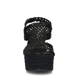 Zwarte Sleehak Sandalen^Sacha Store