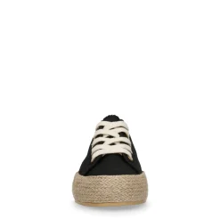 Zwarte Sneakers Met Touwzool^Sacha Best