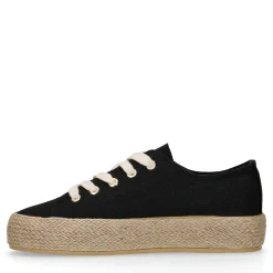 Zwarte Sneakers Met Touwzool^Sacha Best