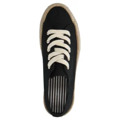 Zwarte Sneakers Met Touwzool^Sacha Best