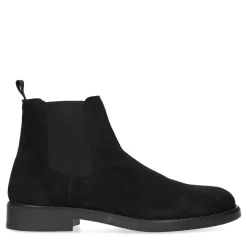 Zwarte Suede Chelsea Boots^Sacha Store