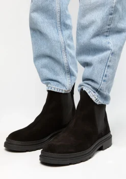 Zwarte Suede Chelsea Boots^Sacha Discount