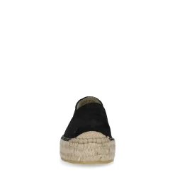 Zwarte Suede Plateau Espadrilles^Sacha Cheap