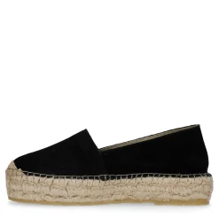 Zwarte Suede Plateau Espadrilles^Sacha Cheap