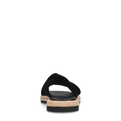 Zwarte Suede Slippers^Sacha Clearance