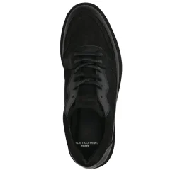 Zwarte Suede Sneakers Met Grove Zool^Sacha Cheap