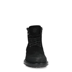 Zwarte Suede Veterboots^Sacha Sale