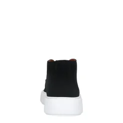 Zwarte Suede Veterboots^Sacha Outlet