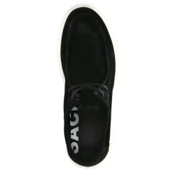 Zwarte Suede Veterschoenen^Sacha Shop