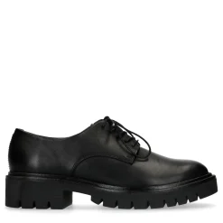Zwarte Veterschoenen Met Plateau Zool^Sacha Clearance