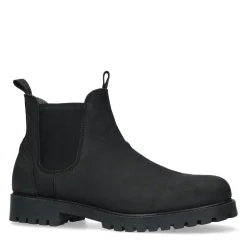 Zwarte Waterproof Nubuck Chelsea Boots^Sacha Hot