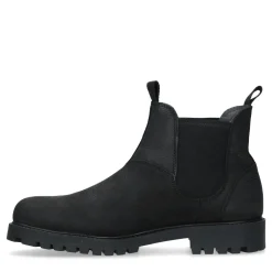 Zwarte Waterproof Nubuck Chelsea Boots^Sacha Hot