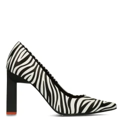 Zwarte Zebra Pumps^Sacha Outlet
