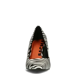 Zwarte Zebra Pumps^Sacha Outlet