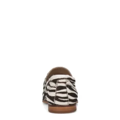 Zwarte Zebraprint Loafers^Sacha Fashion